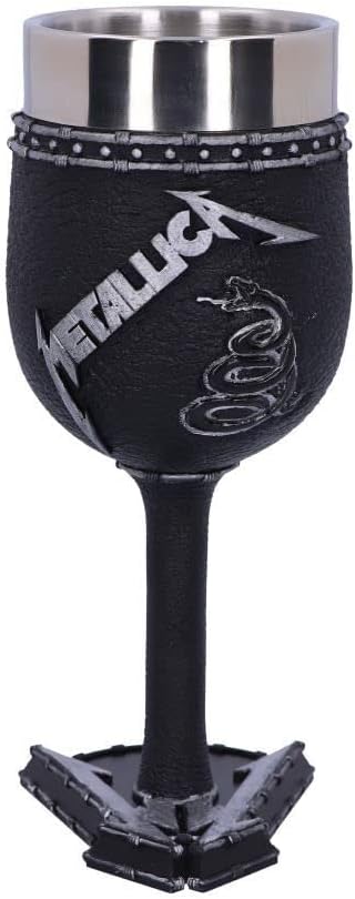 Nemesis Now Offizielles Lizenzprodukt Metallica Album Weinglas, B5222R0, schwarz