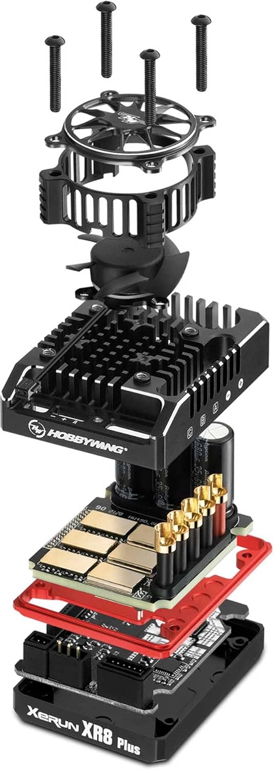 HobbyWing Xerun XR8 Plus G2 Brushless Regler 200A2-6S LiPo 1:8 Buggy Truggy Fahrzeuge HW30113304