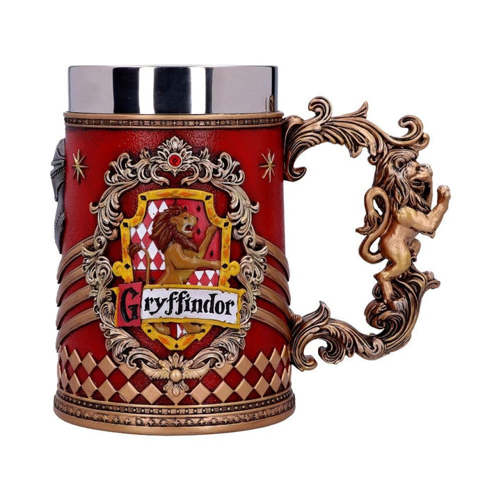 Nemesis Now Harry Potter Gryffindor Hogwarts House Collectable Tankard, Harz, Rot/Goldfarben, 1.25 p