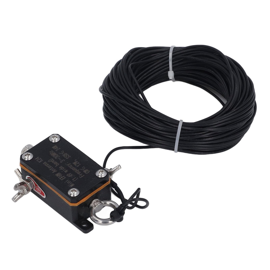 Tragbare HF-End-Fed-Antenne, 1:49 Balun Short Pocket End-Fed-Radioantenne, 3-30 MHz FE8 CW SSB End-F