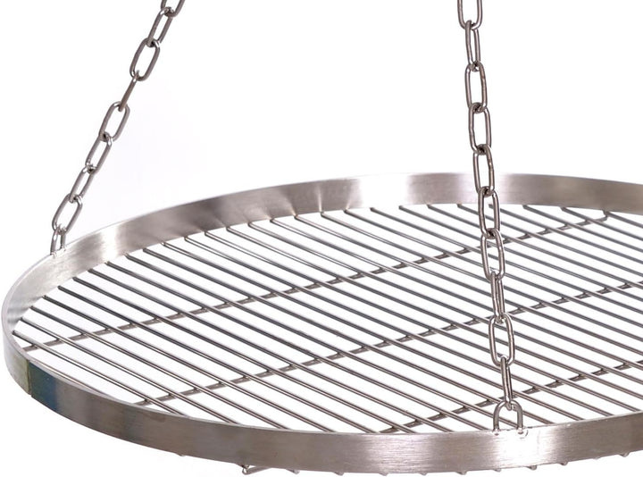 Ø 90cm Edelstahl Schwenkgrill 14 mm Stababstand Grill Grillrost Schwenker V2A Grillrost Feuerschalen
