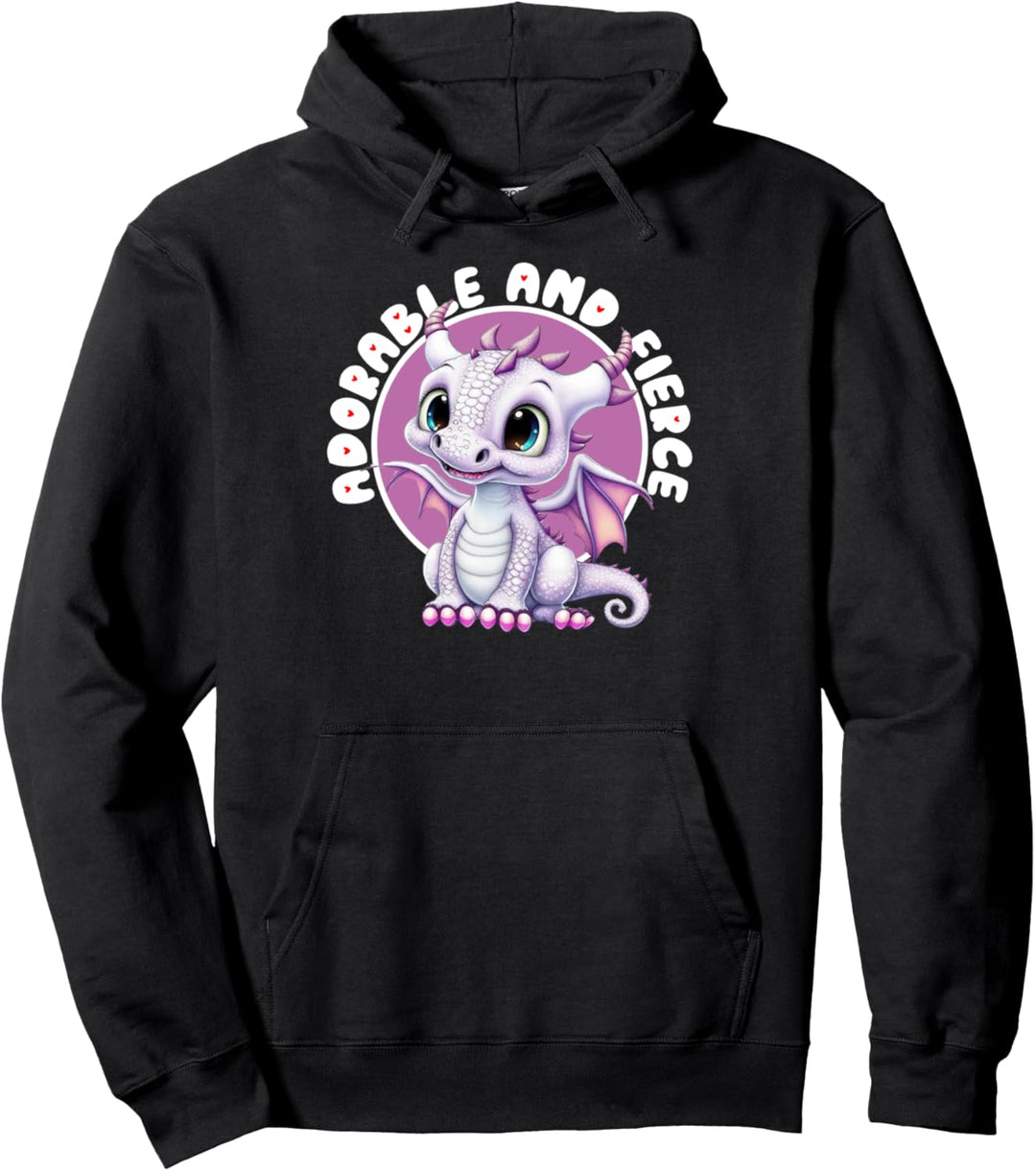 Lustig, niedlich wie AF-Drache, bezaubernd und heftig Pullover Hoodie
