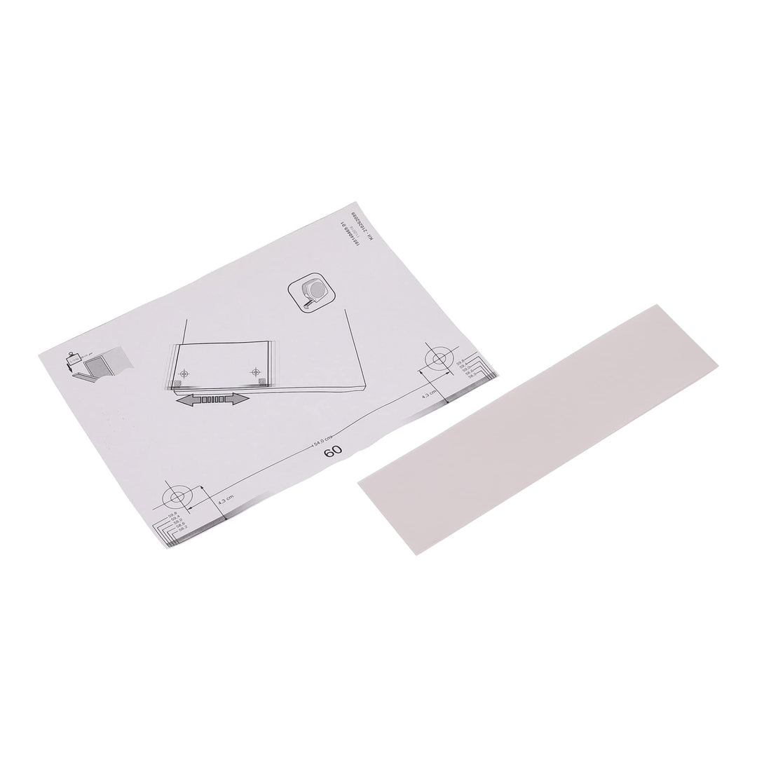 sparefixd Schranktür-Installationsset, 45 oder 60 cm, passend für Hotpoint-Geschirrspüler