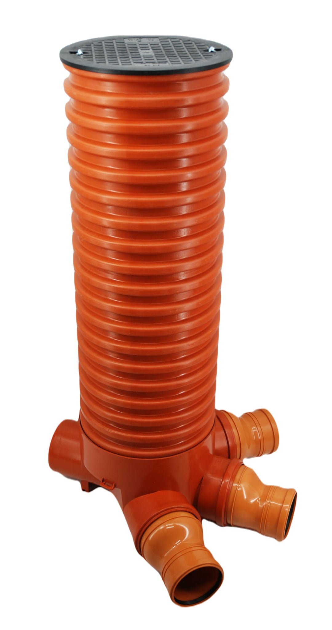 Megaastore Schacht Kontrollschacht Revisionsschacht DN 315/160 Rohr 100cm Schachtdeckel voll, Wasser