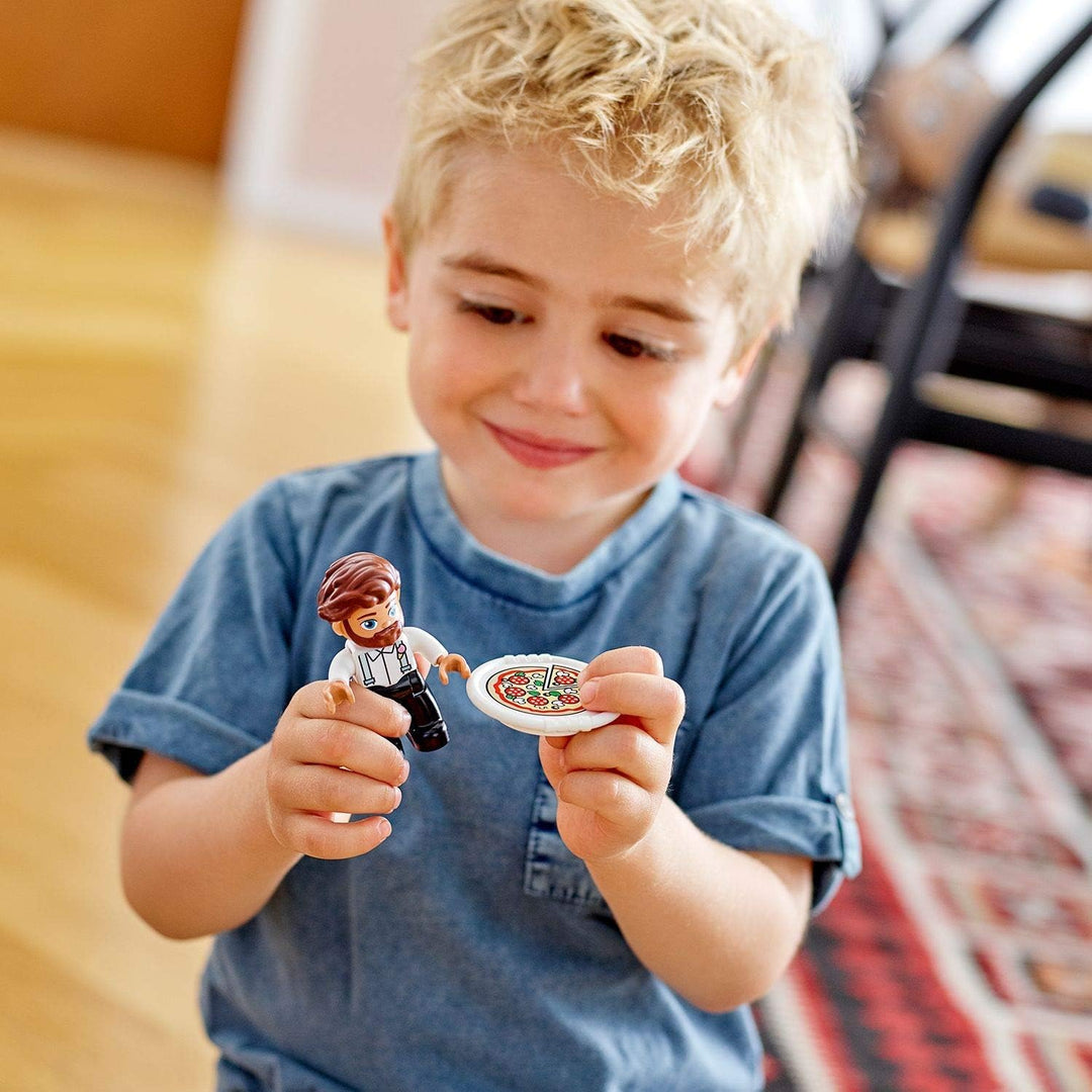 LEGO 10927 DUPLO Pizza-Stand, Spielzeug für Kleinkinder ab 2 Jahre, Konstruktionsspielzeug aus gross