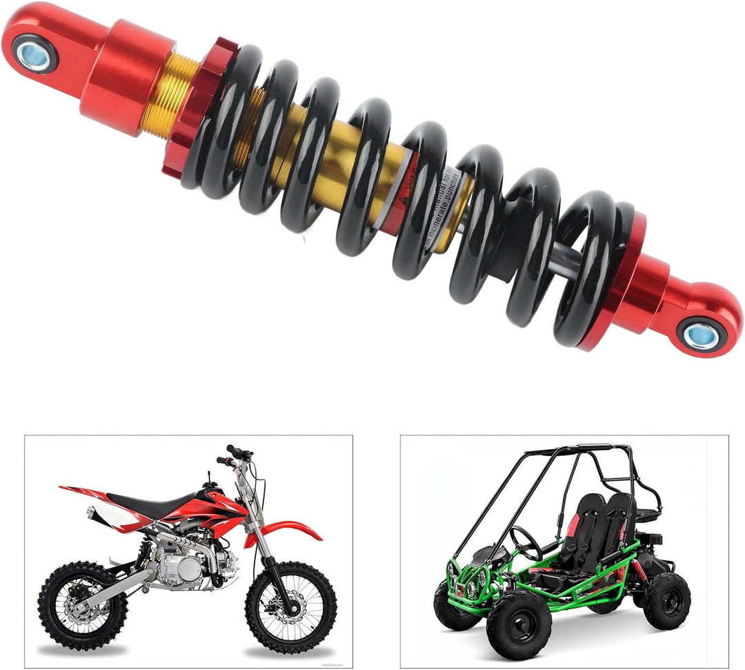 295 Mm Motorrad-Stossdämpfer, KIMISS Einstellbarer Federdämpfer Hinterradaufhängungsdämpfer für Dirt
