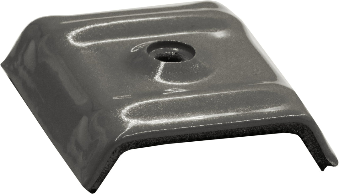 Dachplatten Kalotten für Trapezblech 26-27 Farbe RAL 9007 | Aluminium + EPDM | 100 Stück, Ral 9007