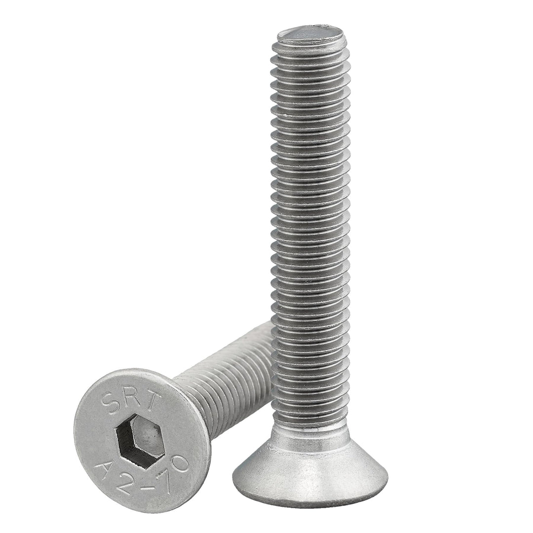 Senkkopfschraube mit Innensechskant (ISK) nach Norm ISO 10642 / DIN 7991, rostfreier Edelstahl, A2,