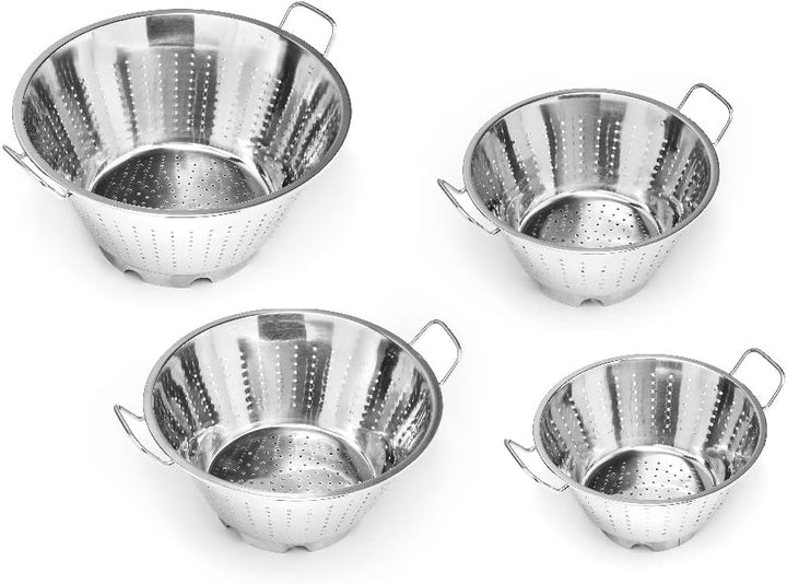 Forgast Sieb Edelstahl | ⌀28cm | Küchensieb | Nudelsieb | Seiher | Metallsieb | Edelstahlsiebe | Bla