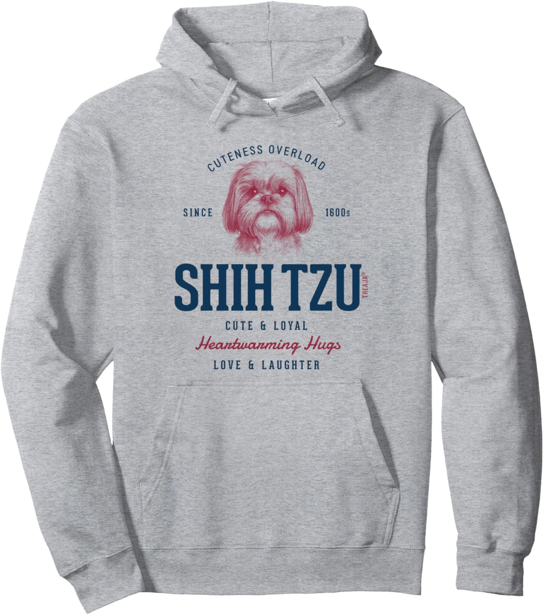 Retro-Stil Vintage Shih Tzu Pullover Hoodie