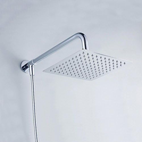 Hiendure® 40cm Quadrat Luxus Regendusche Einbauduschköpfe Edelstahl Duschkopf aus Edelstahl Spiegele