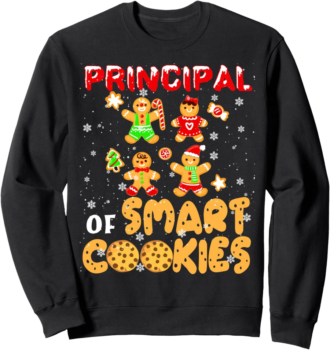 Principal Of Smart Cookies Lebkuchenmann Principal Xmas Sweatshirt