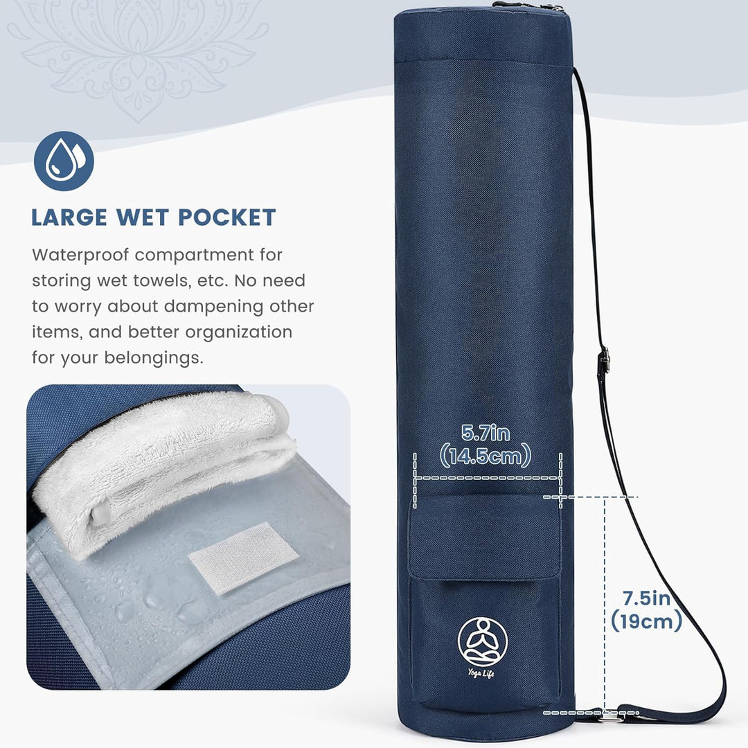 Gonex Yogatasche, Yogamatte Tasche Durchgehender Reissverschluss für Robuste wasserdichte Yogamatten