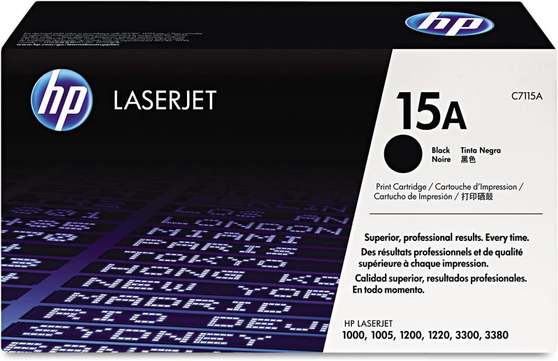 Original Toner passend für HP LaserJet 3300 MFP HP 15A C7115A - Premium Drucker-Kartusche - Schwarz