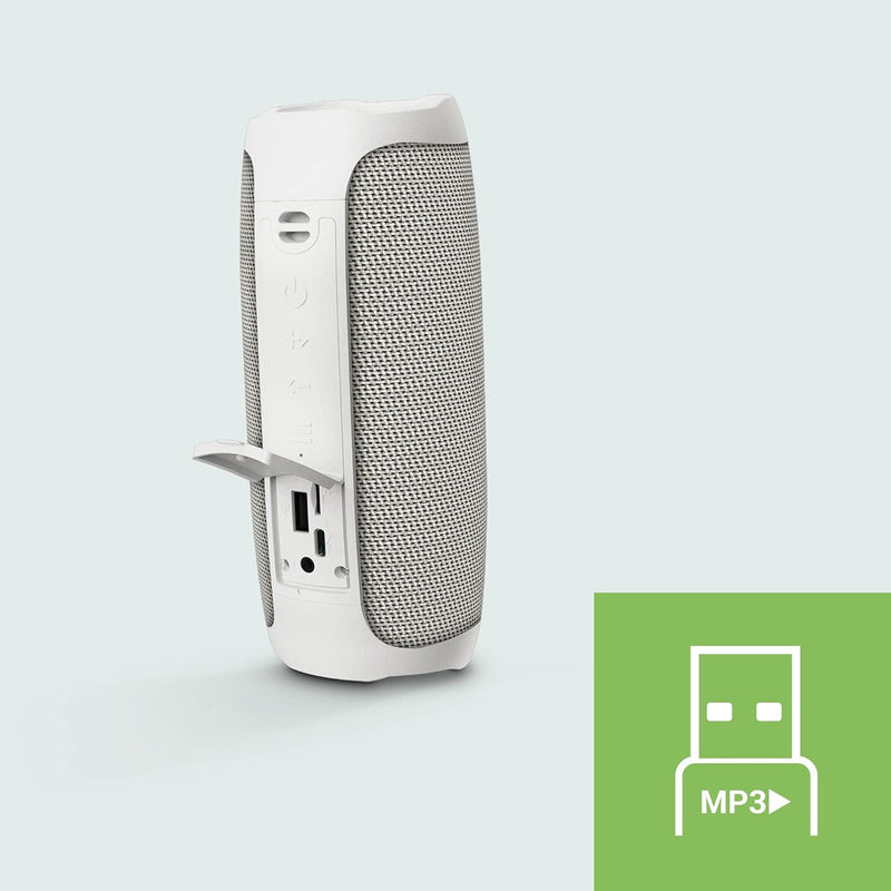 Energy Sistem Urban Box 3 Mist Tragbarer Lautsprecher mit Bluetooth, USB/microSD, TWS, Audio-In - Gr