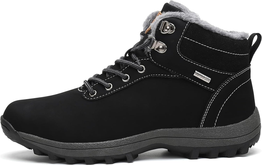 Mishansha Damen Herren Winterschuhe Warm Gefüttert Winterstiefel Wasserdicht Trekking Wanderschuhe G