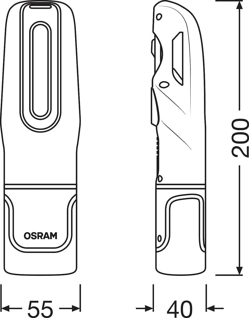 OSRAM LEDIL401 LEDinspect MINI250, Inspektionsleuchte, 6000K, wiederaufladbare LED Arbeitsleuchte, m