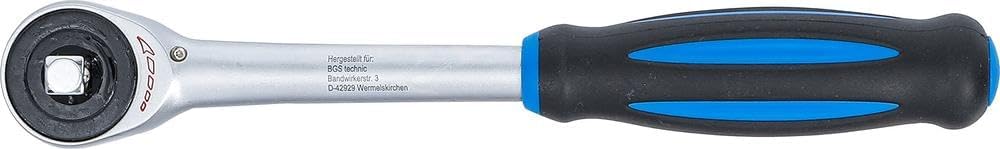 BGS 106 | Umschaltknarre mit Drehgriff | feinverzahnt | 10 mm (3/8") | ergonomisch | rutschfest | Kn