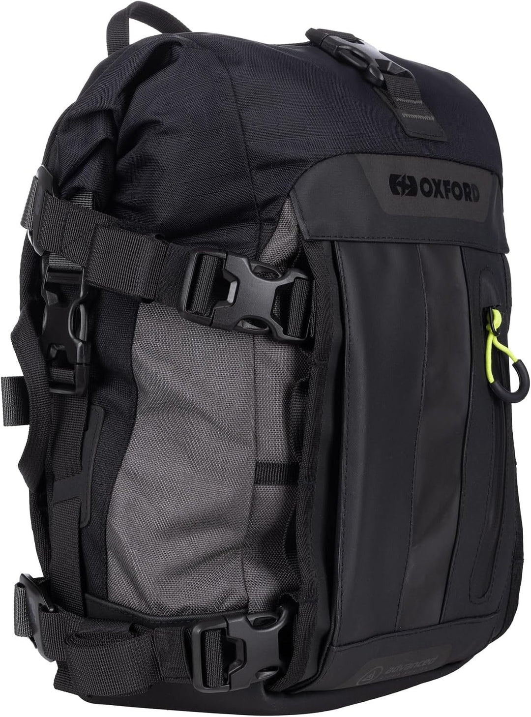 Oxford Atlas T-10 Advanced Tourpack Modulares Motorradgepäck, 10 l, Anthrazit/Schwarz Charcoal/Schwa