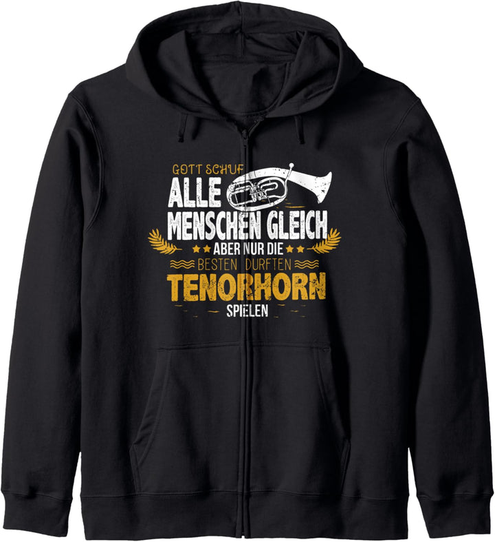 Tenorhorn Geschenk für Tenorhornisten - Tenorhorn Kapuzenjacke