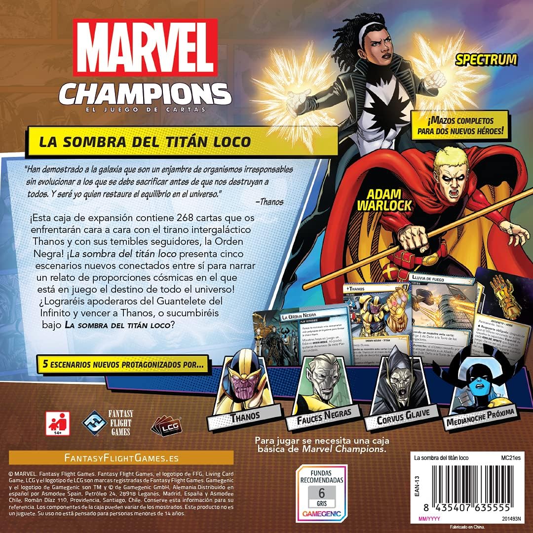Fantasy Flight Games Marvel Champions Titan Schatten