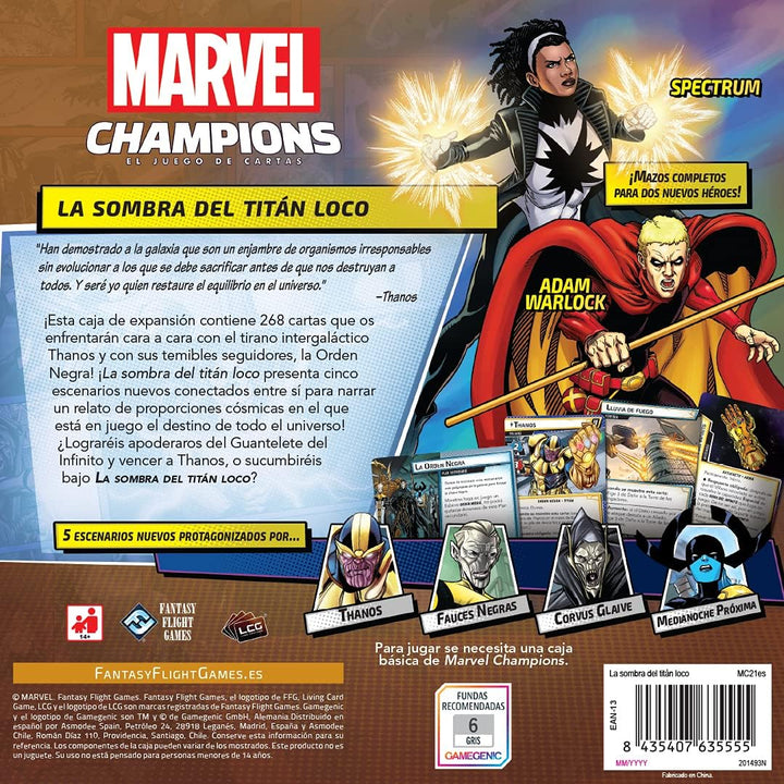 Fantasy Flight Games Marvel Champions Titan Schatten