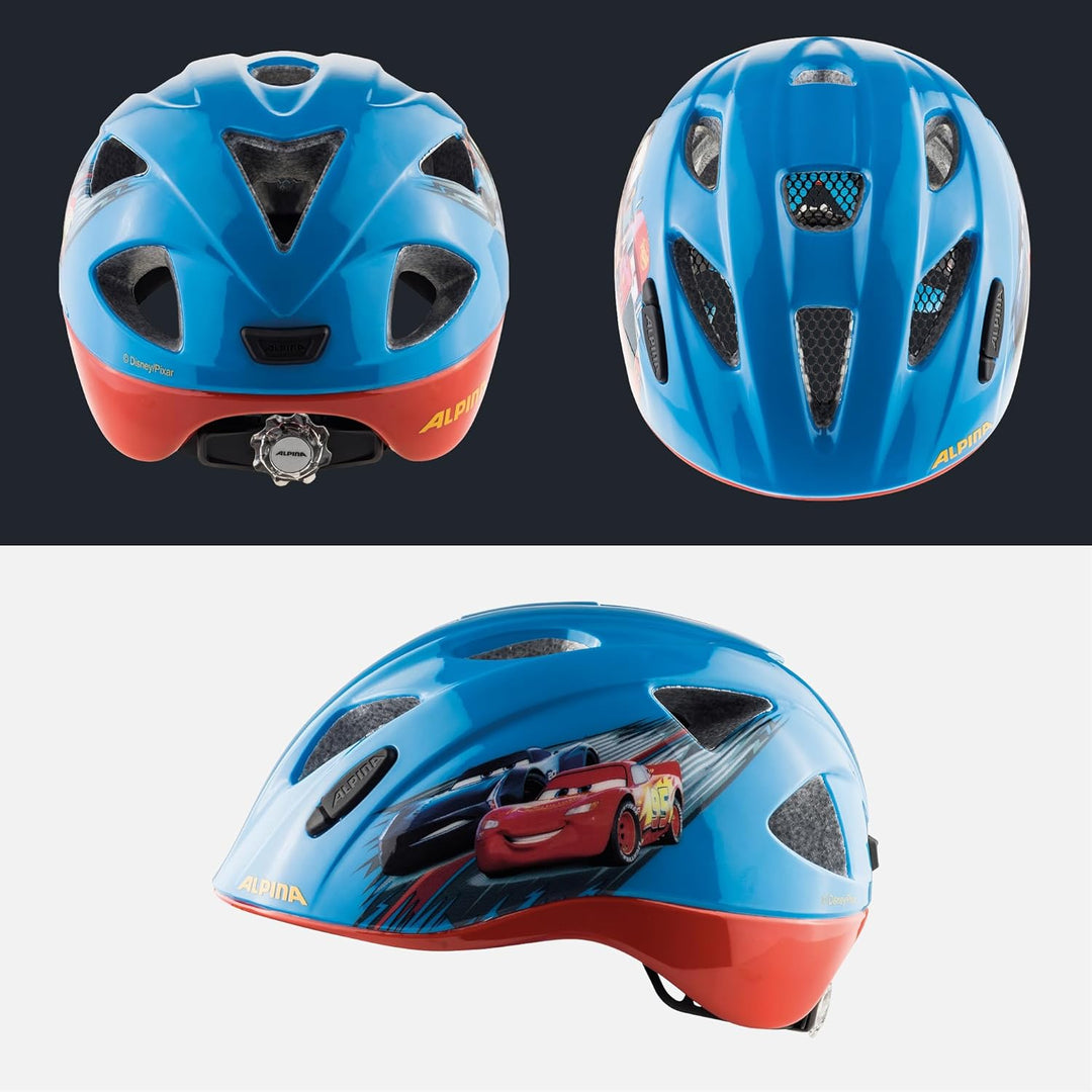 ALPINA XIMO - Leichter, Sicherer & Bruchfester Fahrradhelm Mit Optionalen LED-Licht Für Kinder Cars