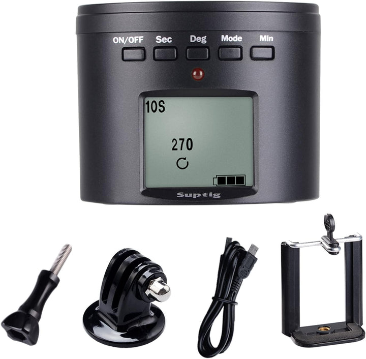 Suptig Stativhalterung für 360-Grad-Elektrogeräte, Stativkopf für GoPro iPhone Samrtphone Digital Ca