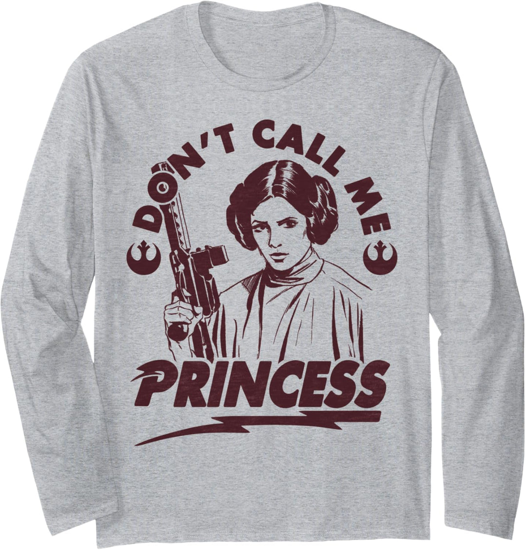 Star Wars Leia Don't Call Me Princess Arch Langarmshirt