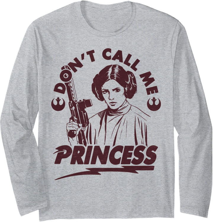 Star Wars Leia Don't Call Me Princess Arch Langarmshirt