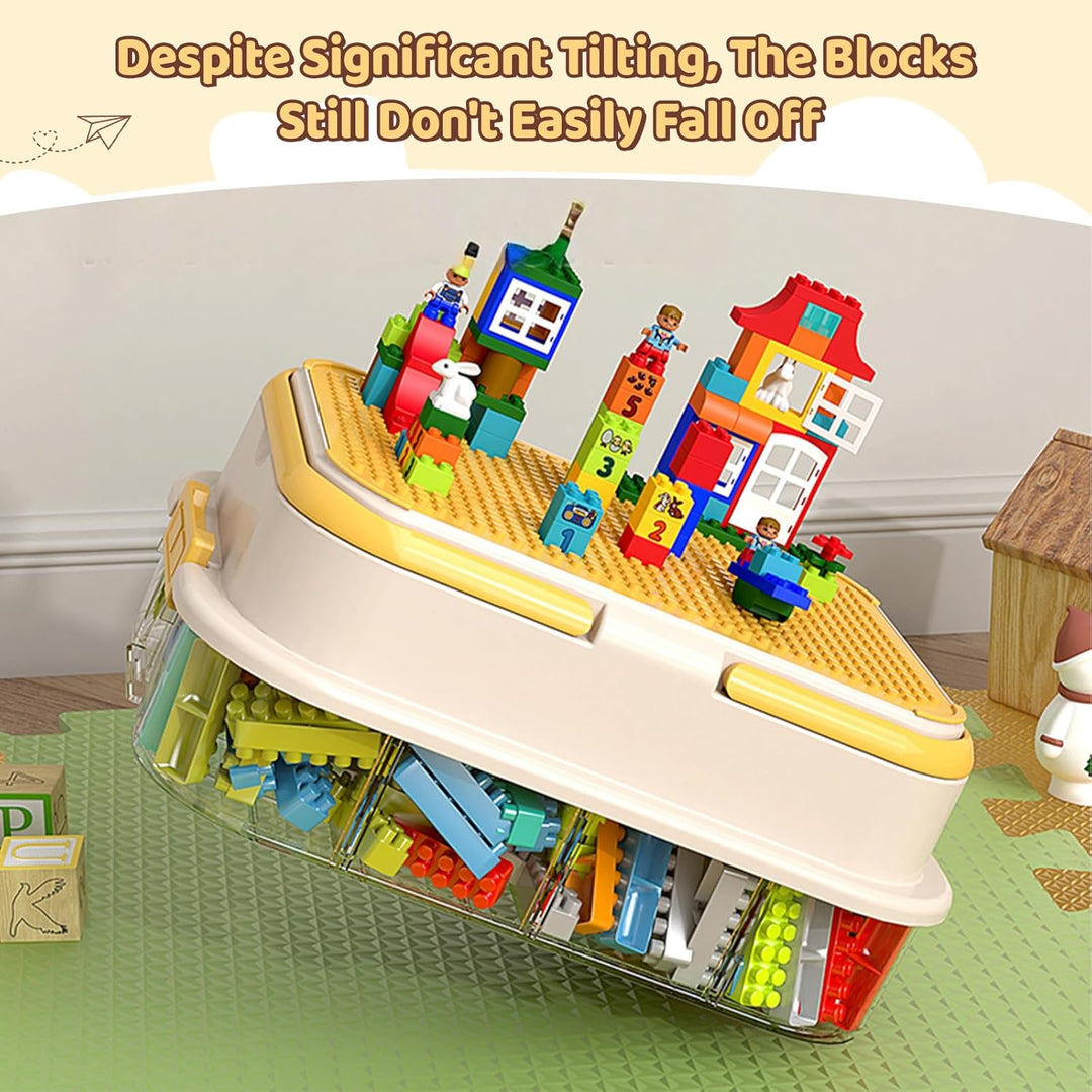 Gilt für Aufbewahrungsbox für Lego Bausteine Ablagefächer Stapelbar Kisten Spielzeug Aufbewahrung,4