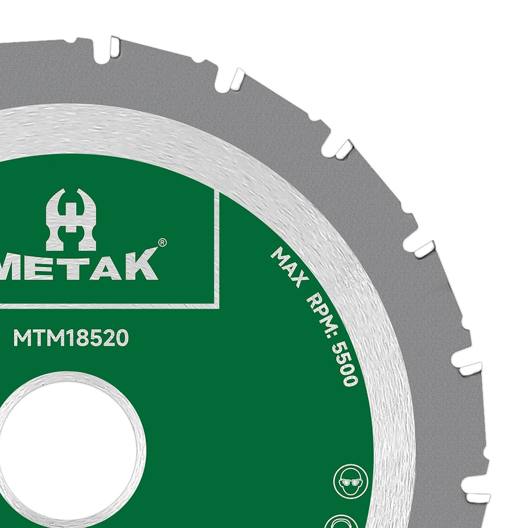 METAK HM Multifunktions Kreissägeblatt 185x30 mm für Holz, Metall, Aluminium | Multi Material Sägebl