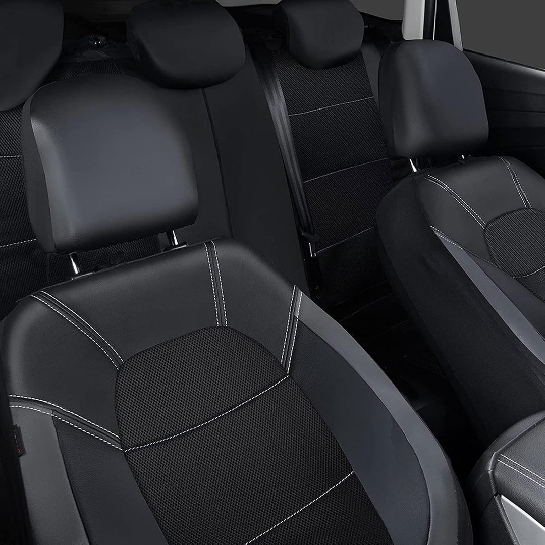 2 pcs Auto-Sitzbezüge Set, für Mercedes Sprinter W907 2018-2022 Rutschfester Bequem Atmungsaktiv Her