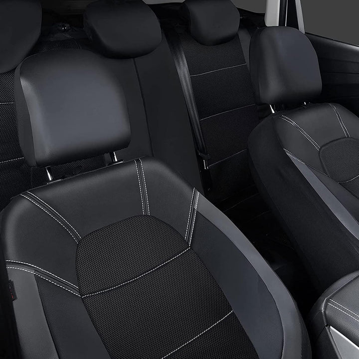 2 pcs Auto-Sitzbezüge Set, für Mercedes Sprinter W907 2018-2022 Rutschfester Bequem Atmungsaktiv Her