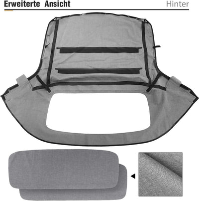 Frankberg Cabrioverdeck Softtop Verdeckbezug Schwarz für Z3 Roadster E36 1.8L-3.2L 1995-2003 5431841