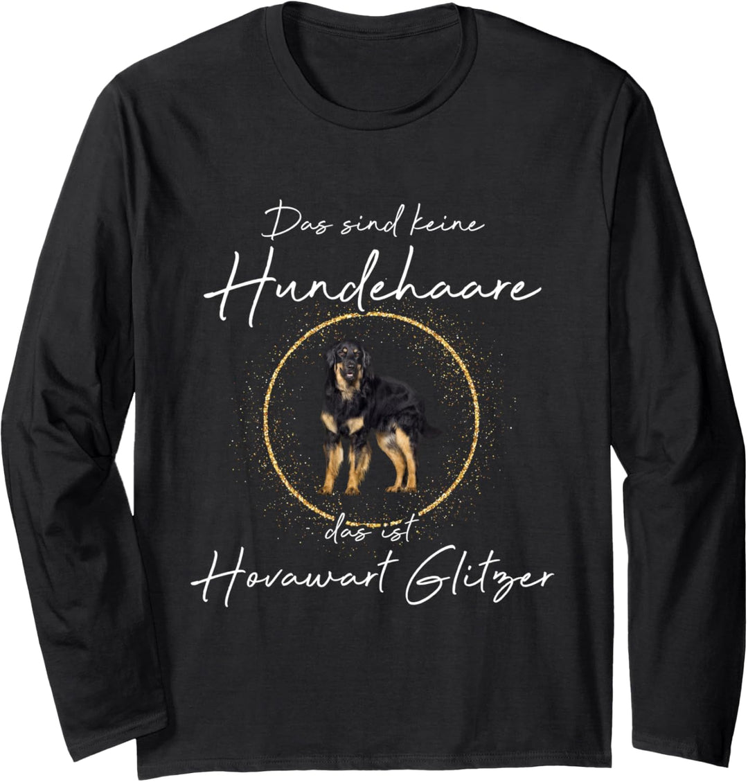 Das ist Hovawart Glitzer Hund Hunde Hundemama Pfote Langarmshirt