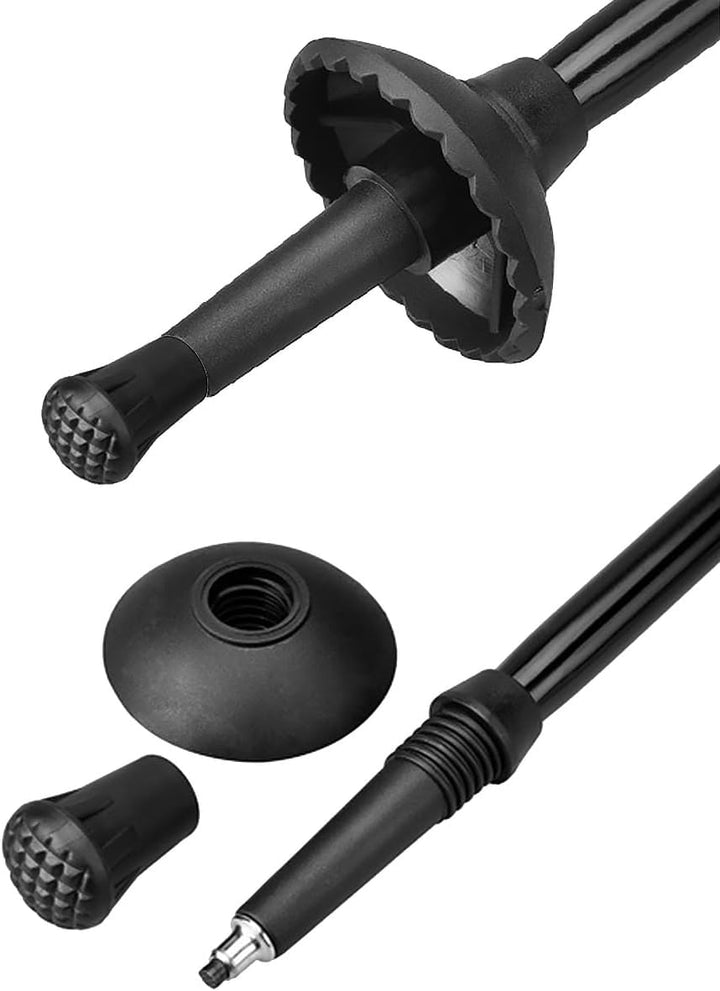 MidGard Nordic Walking Stock Teleskop Antischock Wanderstöcke aus Aluminiumlegierung mit Korkgriff &amp;