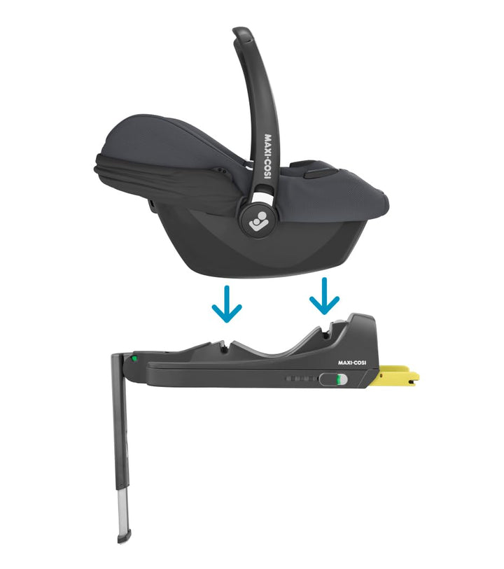Maxi-Cosi CabrioFix I-Size Autositz Inkl. Basisstation, 0-12 kg, Graphite