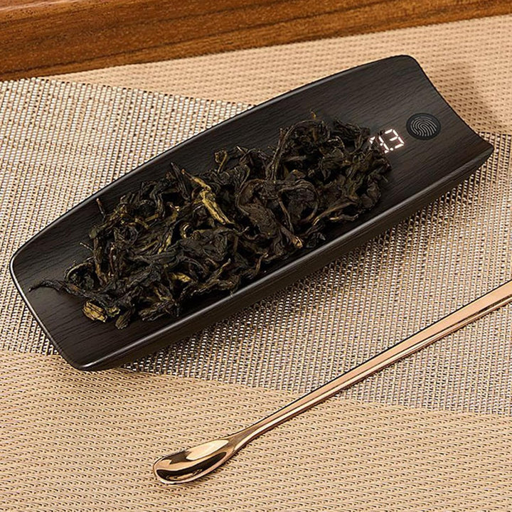 Matcha Teewaage, 0,1g Genauigkeit Elektronische Waage Wiederaufladbar, 500g Wiegegerät Tee Kaffee Me