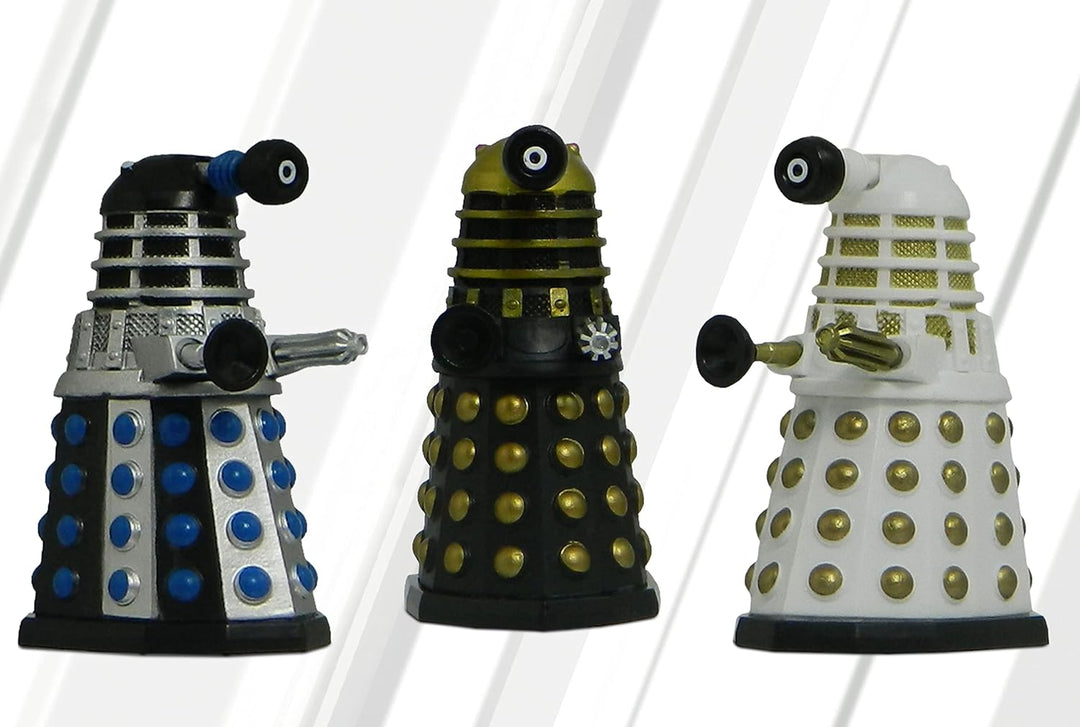 Doctor Who The Daleks of Skaro Bobble Figure 6 Pack Gift Set, 3 Inch (A1)