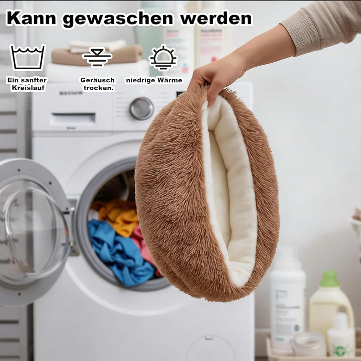 1 Stück Katzenbett Flauschig, Katzen Höhle, Kuschelhöhle Katze,Weiches Katzenhöhle, Ideal Für Kleine