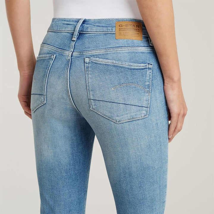 G-STAR Damen 3301 Flare Jeans 23W / 30L Blau (Sun Faded Summer Sky D21290-d441-h099), 23W / 30L Blau