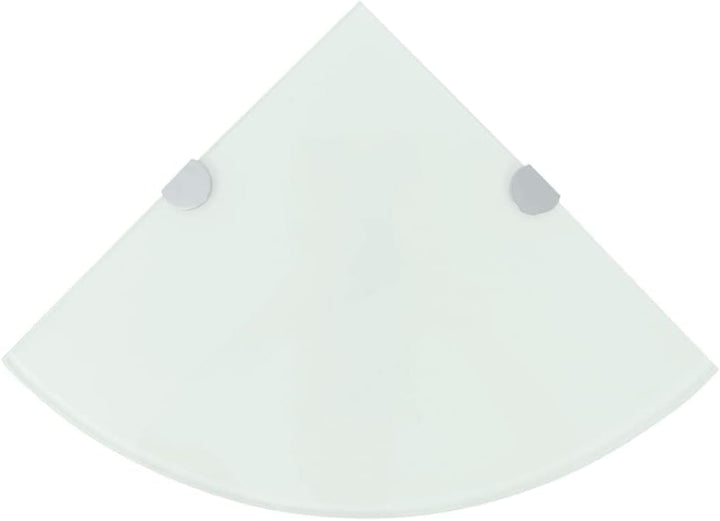 FIRBNUS Eckregal Badregal 2 STK. 35x35x0,8 cm Regalboden Glas Glasregalboden Bad Regal Glas Schweben