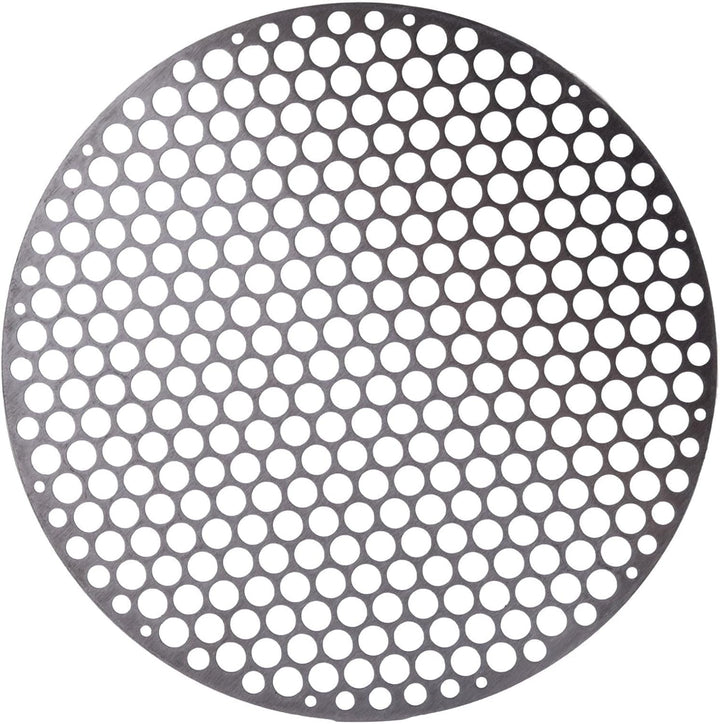 Runder Edelstahl-Grillrost, rundes Grillnetz, Drahtgeflecht, Gestell für Outdoor-Camping, Kochgeschi