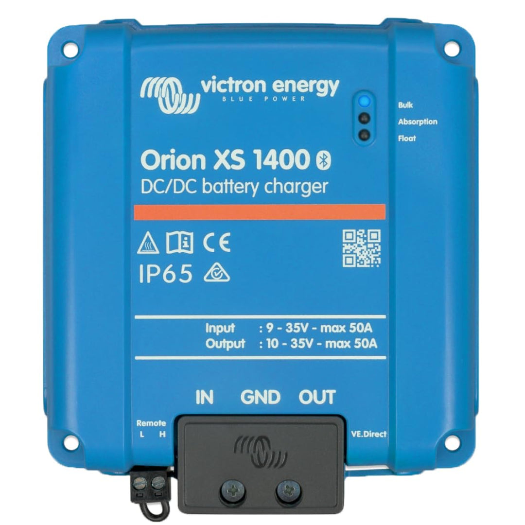 Victron Energy Orion XS 1400, 12/24-Volt 50 Amp DC-DC Ladegerät – 1400W Ausgangsleistung, 98,5% Effi