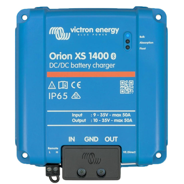 Victron Energy Orion XS 1400, 12/24-Volt 50 Amp DC-DC Ladegerät – 1400W Ausgangsleistung, 98,5% Effi