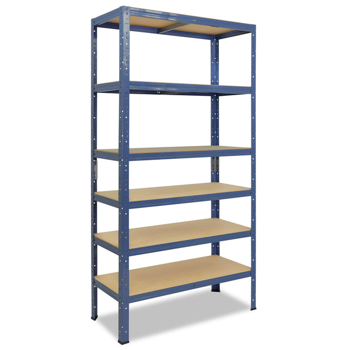 shelfplaza® 200x30x40cm Home Schwerlastregal blau/Metallregal mit 6 Böden/Kellerregal Metall, Garage