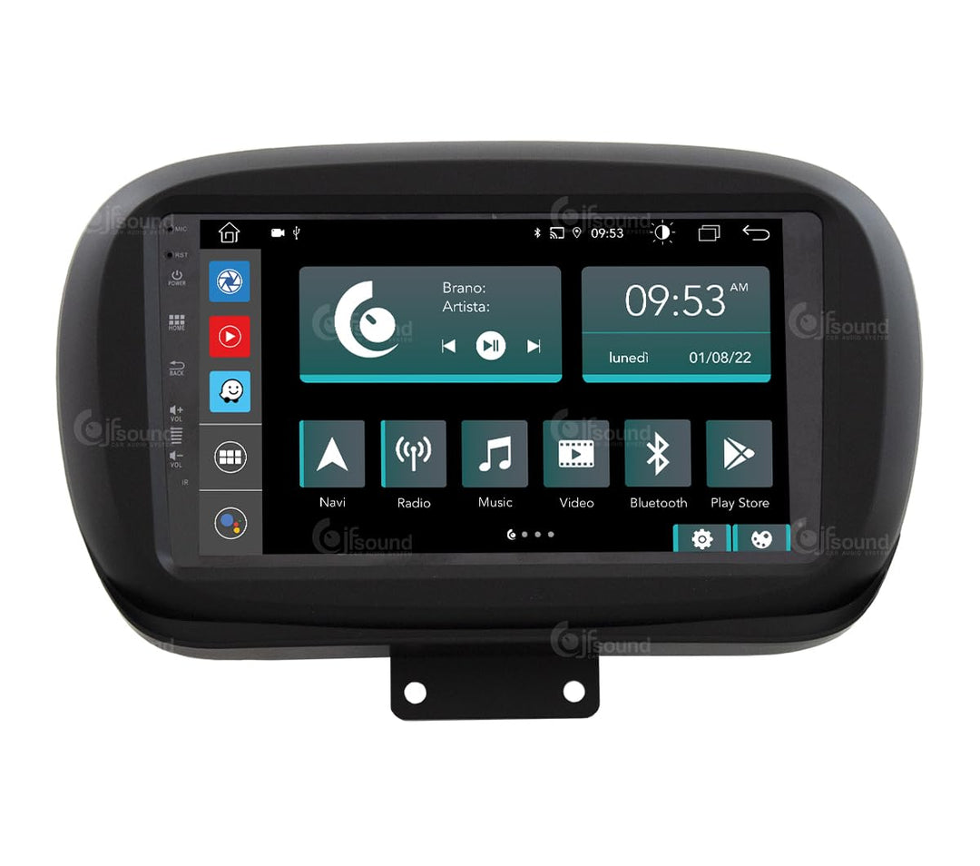 Personalisiertes Autoradio für FIAT 500X Android GPS Bluetooth WiFi USB DAB+ Touchscreen 9" 8core Ca
