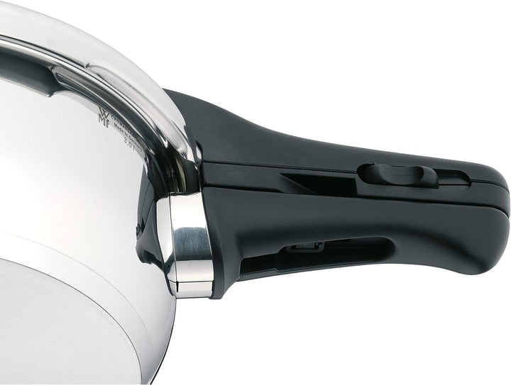 WMF Perfect Plus Schnellkochtopf Set Induktion 3-teilig, Dampfkochtopf 6,5l + 3l mit Einsatz-Set, Cr