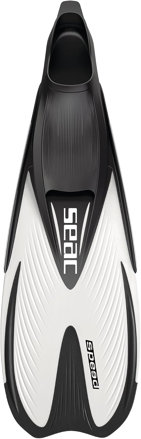 Seac-Sub Speed Schnorchelflossen Mit Geschlossenem Weiss 42/43, Weiss 42/43